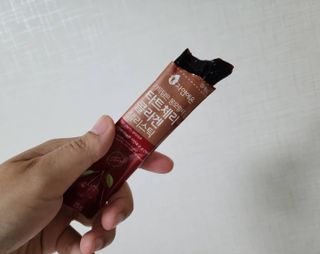 자연에온 몽모랑시 타트체리 3종 세트 구성 - 저분자콜라겐젤리, NFC 착즙주스 — 5점을 준 리뷰어가 2021년 7월 올린 사용 사진