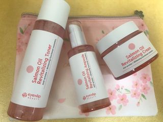 아이앤립 / EYENLIP 아이앤립 연어오일 리바이탈라이징 토너+앰플+크림 3종 세트 — 5점을 준 리뷰어가 2021년 7월 올린 사용 사진
