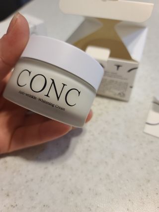 CONC 콩크 미로탐누스 안티링클 화이트닝 크림 — 5점을 준 리뷰어가 2021년 2월 올린 사용 사진