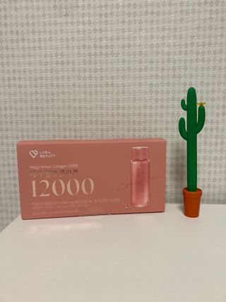 랩앤뷰티 메가 벨벳 콜라겐 12000 — 5점을 준 리뷰어가 2021년 5월 올린 사용 사진