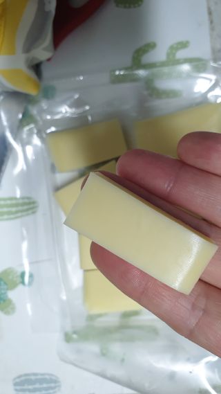 앙투어솔레 아일랜드 구워먹는 치즈 100 자연 치즈 와인안주 300g(100g x 3팩) — 5점을 준 리뷰어가 2022년 8월 올린 사용 사진