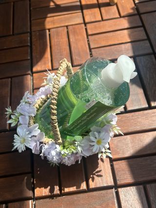 닥터시드 티트리 앤 라임 비건 지성케어 쿨 탈모 샴푸 (1000ml) — 4점을 준 리뷰어가 2024년 4월 올린 사용 사진