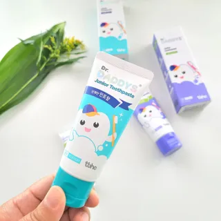 닥터데디스 안심불소 튼튼치약(청포도, 민트 중 택 1) 60g + 여행용 미니 치약 15g — 5점을 준 리뷰어가 2022년 9월 올린 사용 사진