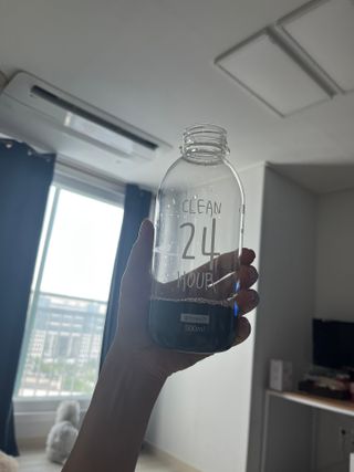 클린24시간 1BOX(5포) + 전용보틀(500ml) — 5점을 준 리뷰어가 2022년 7월 올린 사용 사진
