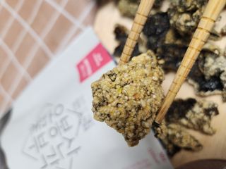 오봉산꽃부각 [만나식품] 오봉산 꽃부각 3가지 맛(오리지널, 새우맛, 매운고추맛) — 5점을 준 리뷰어가 2023년 1월 올린 사용 사진