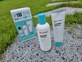 리더스코스메틱 리더스 카밍 바이오틱스 #1등 진정 기획세트 [에센스 워터150ml + 크림 마스크80ml] — 5점을 준 리뷰어가 2022년 8월 올린 사용 사진