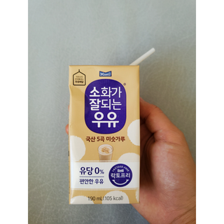 소화가 잘되는 우유 국산 5곡 미숫가루 — 5점을 준 리뷰어가 2021년 9월 올린 사용 사진
