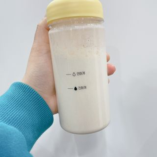 프로티원 단백질쉐이크 곡물맛 2주분 1통+보틀 — 5점을 준 리뷰어가 2021년 4월 올린 사용 사진