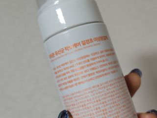 MF프리 [닥터문] 유산균 락토케어 질경초 여성청결제 200ml (폼타입) — 5점을 준 리뷰어가 2022년 7월 올린 사용 사진