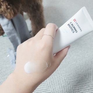 리더스코스메틱 리더스 카밍 바이오틱스 크림 마스크 — 5점을 준 리뷰어가 2021년 6월 올린 사용 사진