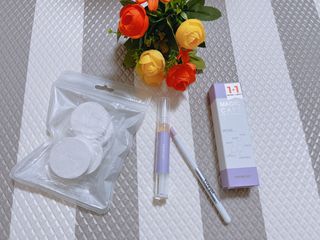 1+2 뷰젤 매직케어 손톱영양제+스톤푸셔+코인타올 셀프 네일케어 — 5점을 준 리뷰어가 2022년 10월 올린 사용 사진