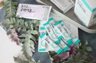 프리마인 유산균 국가지정연구소 선정, 살아있는 생유산균 200억 마리의 힘. 유산균n굿바이옴플러스 — 5점을 준 리뷰어가 2021년 11월 올린 사용 사진