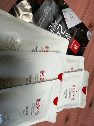 클린24시간 1BOX(5포) + 전용보틀(500ml) — 4점을 준 리뷰어가 2023년 6월 올린 사용 사진