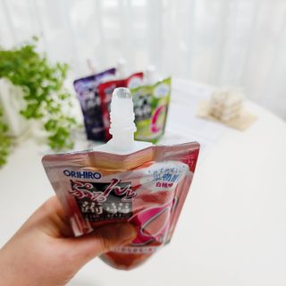 ORIHIRO 오리히로 곤약젤리 제로칼로리 130g 4종 4팩(맛별로 1팩씩) — 5점을 준 리뷰어가 2023년 2월 올린 사용 사진