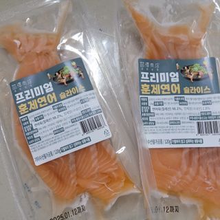 밸런스 다이어트랩 밸다랩 프리미엄 훈제연어 슬라이스 120g — 4점을 준 리뷰어가 2023년 4월 올린 사용 사진
