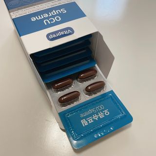 뉴트리션팩토리 비타프렙 오큐슈프림 루테인 오메가3 1050mg — 4점을 준 리뷰어가 2021년 8월 올린 사용 사진