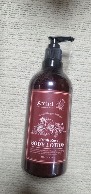 아미니 플라워테라피 바디로션  500ml 시리즈 — 5점을 준 리뷰어가 2021년 1월 올린 사용 사진