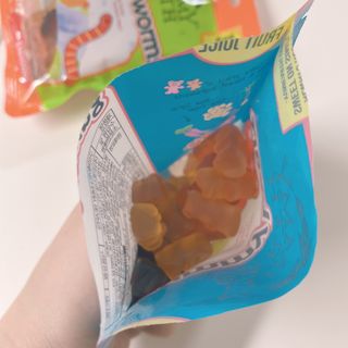 야미얼스 구미베어 구미웜 젤리 4팩 세트 — 5점을 준 리뷰어가 2021년 4월 올린 사용 사진