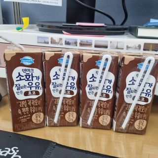 [구매평]덴마크 소화가 잘되는 우유로 만든 초코, 190ml, 24개 — 5점을 준 리뷰어가 2025년 2월 올린 사용 사진