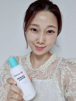 리더스코스메틱 리더스 카밍 바이오틱스 에센스 워터 — 5점을 준 리뷰어가 2021년 7월 올린 사용 사진