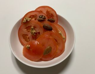 레드닥터 완숙토마토 + 통째로 동결건조한 대추방울토마토 — 5점을 준 리뷰어가 2022년 12월 올린 사용 사진