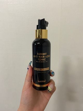 썸헤어 / SUMHAIR 썸헤어 써밋 안티 헤어로스 토닉 — 4점을 준 리뷰어가 2021년 5월 올린 사용 사진