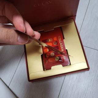 프리마인 귀족의 콜라겐, 92배 흡수율. 럭셔리 프리미엄 셀라브 콜라겐필름 30매 — 5점을 준 리뷰어가 2021년 9월 올린 사용 사진