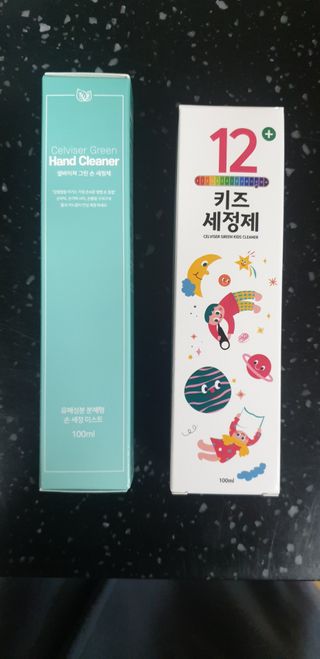셀바이져 항균 스프레이 핸드워시 + 키즈세정제 SET — 5점을 준 리뷰어가 2021년 1월 올린 사용 사진