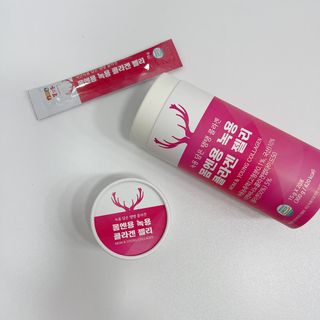 [몸엔용] 녹용 담은 탱탱 콜라겐 녹용 콜라겐 젤리 15g x 20포 — 5점을 준 리뷰어가 2022년 4월 올린 사용 사진
