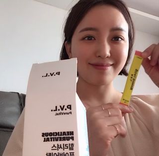 힐리셔스 퓨어바이탈 석류맛 — 4.5점을 준 리뷰어가 2021년 2월 올린 사용 사진