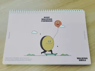리훈 차일드라이크 워킹스마일 초등학생 스터디 플래너 — 5점을 준 리뷰어가 2022년 3월 올린 사용 사진