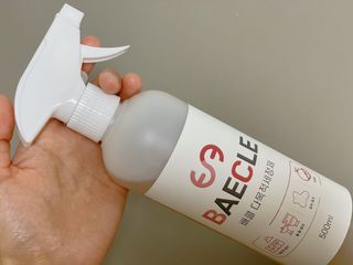 소담스퀘어 상암 장바이오텍(주)  배클 다목적 세정제 — 5점을 준 리뷰어가 2022년 12월 올린 사용 사진