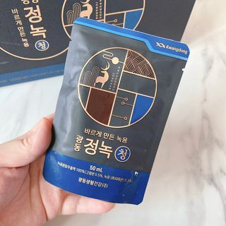 광동생활건강 [광동] 바르게 만든 녹용, 광동정녹청 30포. — 4점을 준 리뷰어가 2022년 1월 올린 사용 사진