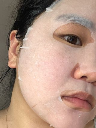 바노바기 코스메틱 바노바기 디엑스 마스크 — 5점을 준 리뷰어가 2024년 7월 올린 사용 사진