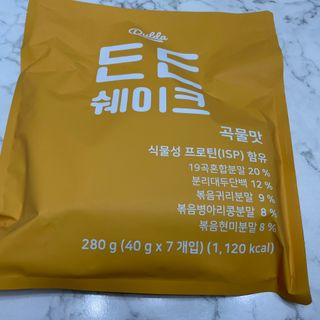 [덜다] 든든 식물성 단백질 쉐이크 40g X 7입 (곡물/딸기) — 5점을 준 리뷰어가 2023년 8월 올린 사용 사진