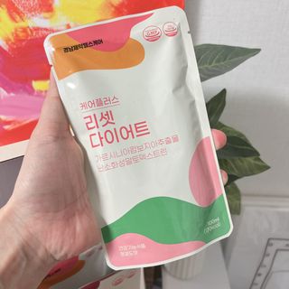 [경남제약헬스케어] 케어플러스 리셋 다이어트 청포도맛 100ml X 5포 (5일분) — 5점을 준 리뷰어가 2023년 3월 올린 사용 사진