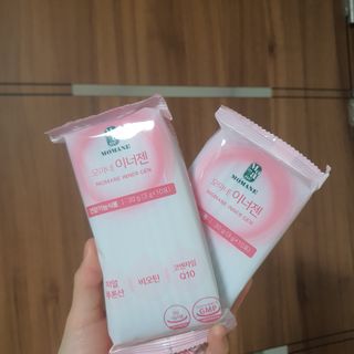[모마네] 이너뷰티 히알루론산 비오틴 코큐텐 저분자피쉬콜라겐 - 3 g 30포 ★석류맛 — 4점을 준 리뷰어가 2021년 12월 올린 사용 사진