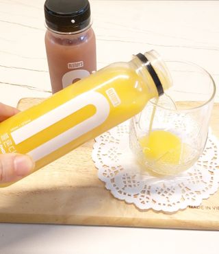 BLENDY'S 핑크 스무디+블론디 스무디 — 5점을 준 리뷰어가 2021년 12월 올린 사용 사진