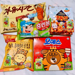해태제과 2022 호랑이 스낵 5종 세트 — 5점을 준 리뷰어가 2022년 1월 올린 사용 사진