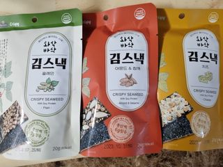더빈트 와삭바삭 김스낵 — 5점을 준 리뷰어가 2023년 1월 올린 사용 사진