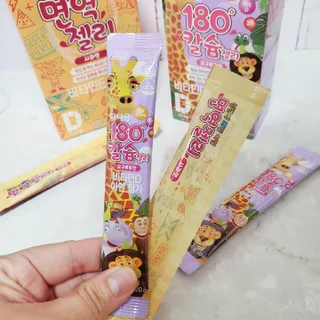 다나음 180도 칼슘젤리+아연면역젤리 — 5점을 준 리뷰어가 2021년 12월 올린 사용 사진