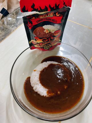 불타 지옥불카레 불지옥맛 180g x 3봉 — 5점을 준 리뷰어가 2021년 6월 올린 사용 사진
