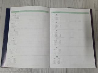 리훈 2023년 아이라이크 모눈 다이어리 미니달력 세트 — 5점을 준 리뷰어가 2022년 11월 올린 사용 사진