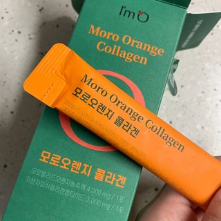 아임오 모로오렌지 콜라겐 1box (14포) — 5점을 준 리뷰어가 2023년 3월 올린 사용 사진