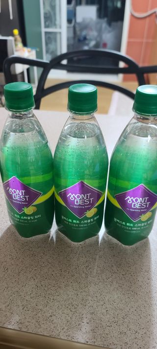 몽베스트 Montbest with Sparkling water Lemon OR Lime 20병(랜덤) — 5점을 준 리뷰어가 2022년 6월 올린 사용 사진