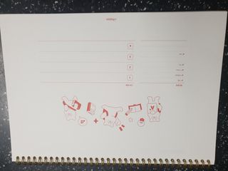 리훈 곰부 체크리스트+ 곰부 리무버블스티커 1장 — 5점을 준 리뷰어가 2021년 5월 올린 사용 사진
