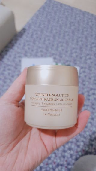 Dr.느루벗 느루벗 링클 솔루션 콘센트레이트 스네일 탄력 달팽이 크림 80g — 5점을 준 리뷰어가 2021년 3월 올린 사용 사진