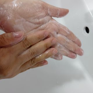 스킨큐어 산다화 울트라 젠틀 약산성 세안제 — 5점을 준 리뷰어가 2023년 3월 올린 사용 사진