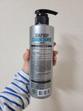 다슈코리아 다슈 데일리 두피 딥 클렌징 샴푸 500ml — 5점을 준 리뷰어가 2021년 3월 올린 사용 사진