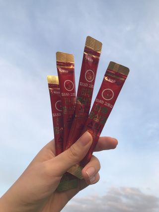 힘내라김홍삼 하루홍삼정스틱 10g x 10포 — 리뷰어가 2021년 5월 올린 사용 사진